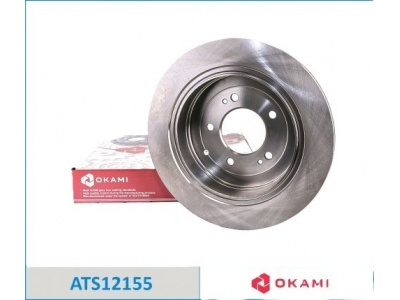 Диск тормозной задний (OKAMI ATS12155) 58411-D7000 KIA SPORTAGE 2016-2021