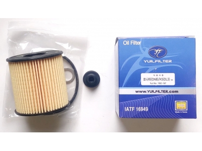 Фильтр масляный (Yuil YEC-167) 26350-2J000 HYUNDAI ELANTRA 2.0 2020-2023