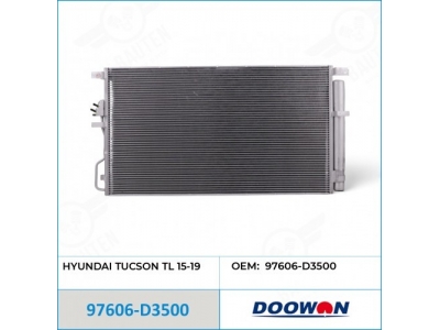 Радиатор кондиционера (HANON & DOOWON KOREA) 97606-D3500 HYUNDAI TUCSON 2016-2020
