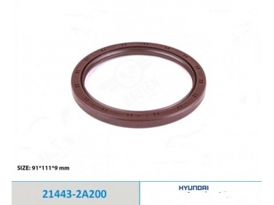 Сальник коленвала задний 21443-35510  KIA SPORTAGE 2.7 2004-2010