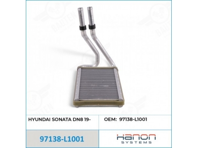  Радиатор печки (HANON & DOOWON KOREA) 97138-L1001 HYUNDAI SONATA DN8 2019-2025