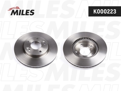 Диск тормозной передний (K000223 MILES) 51712-2C000 KIA SPORTAGE 2004-2010