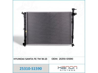 Радиатор охлаждения двигателя (HANON & DOOWON KOREA) 25310-S1590 HYUNDAI SANTA FE 2018-2023
