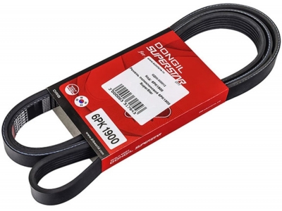 Ремень приводной поликлиновой 6PK1900 25212-3C322 HYUNDAI PALISADE 3.5 2018-2025