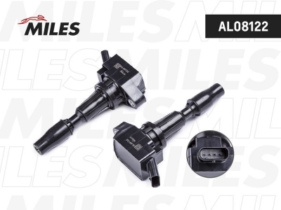Катушка зажигания (MILES AL08122) 27300-2GGA0 KIA STINGER 2.0 2017-2023 