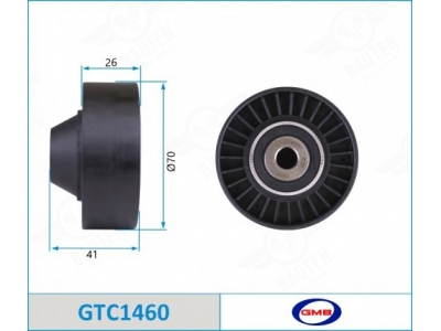 Ролик обводной (GMB GTC1460) 25286-3C250 HYUNDAI PALISADE 2018-2025