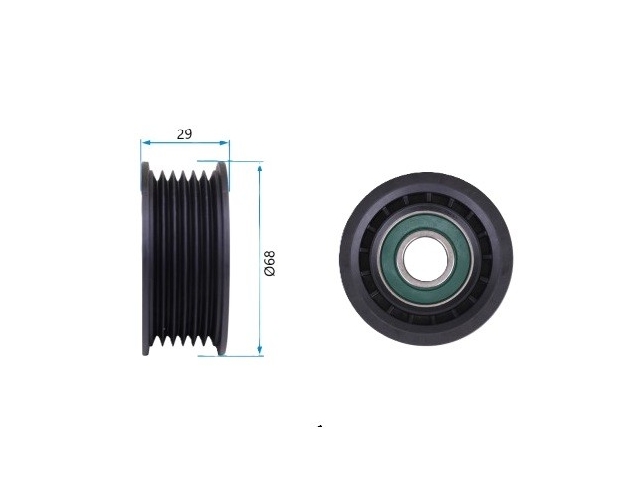 Ролик обводной ремня (GMB JAPAN GTC0230) 25288-25001 KIA SPORTAGE 2.4 2011-2016