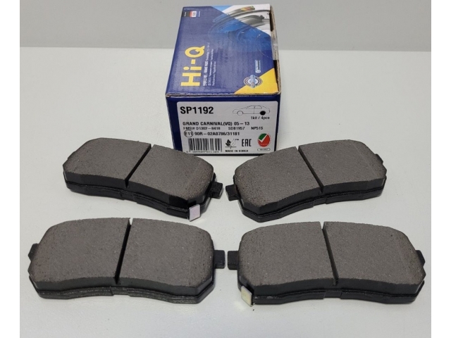 Колодки тормозные дисковые задние (HI-Q SP1192)  583023JA50 HYUNDAI GRAND STAREX (H1) 2007-2015