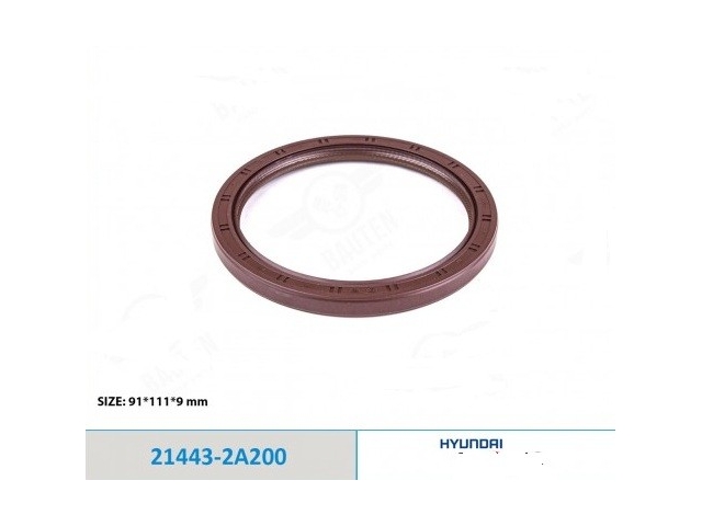 Сальник коленвала задний 21443-35510  KIA SPORTAGE 2.7 2004-2010