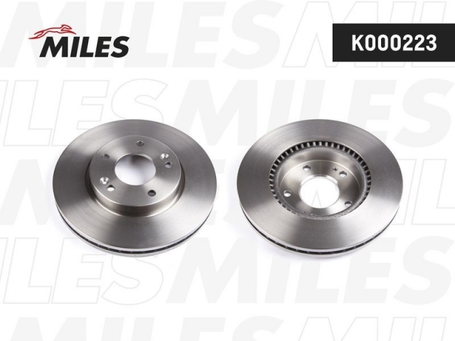Диск тормозной передний (K000223 MILES) 51712-2C000 KIA SPORTAGE 2004-2010