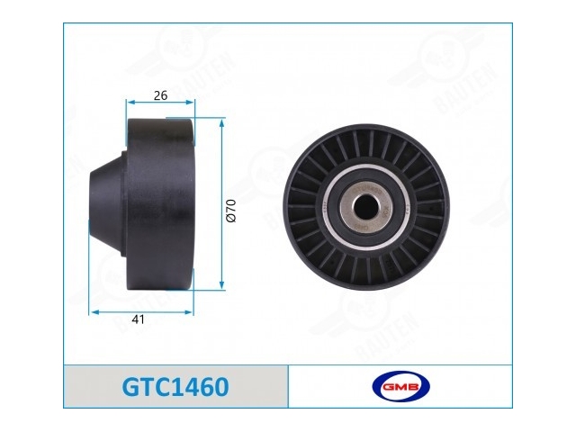 Ролик обводной (GMB GTC1460) 25286-3C250 HYUNDAI PALISADE 2018-2025