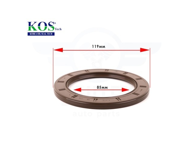 Сальник коленвала задний (KOS KOREA 85*119*8) 21443-2E100 KIA CERATO 1.8/2.0 2013-2016